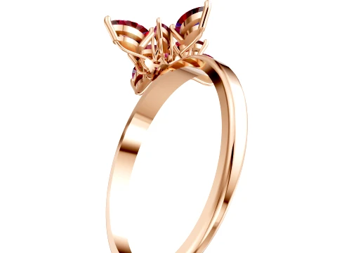 Flos Petala Ring 3D Model