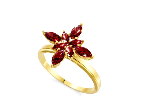 Flos Petala Ring 3D Model