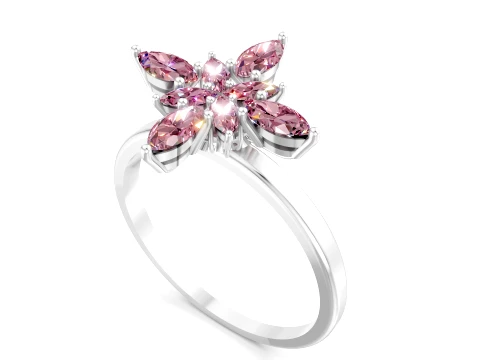 Flos Petala Ring 3D Model