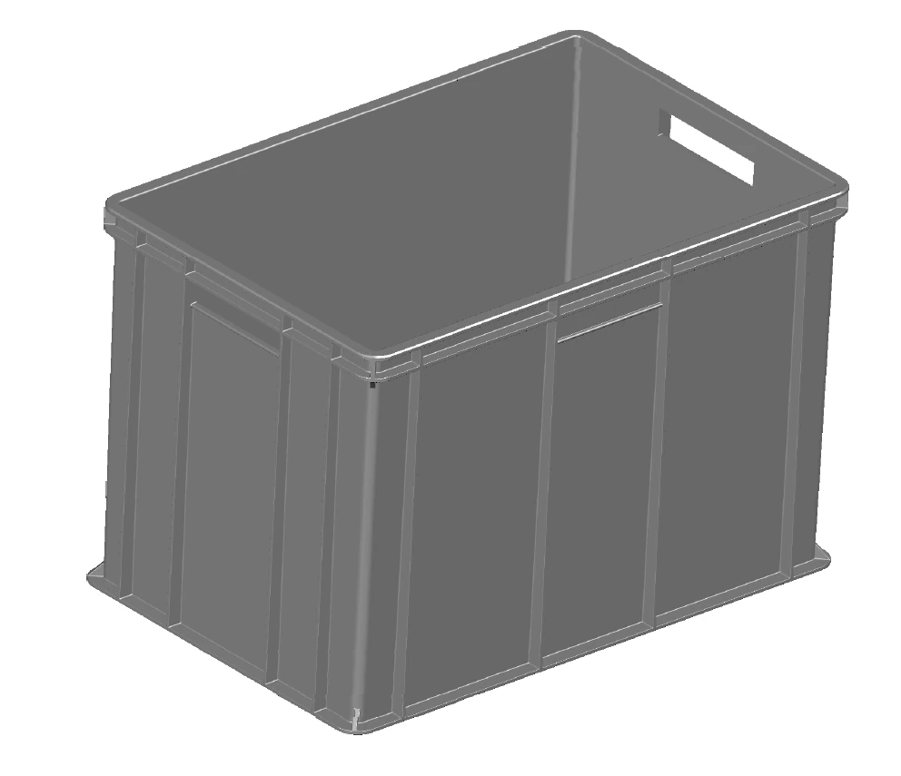 Industrial Box 3D Model .c4d .max .obj .3ds .fbx .stl .blend 