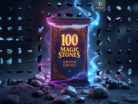 Magic Stones 100 Pack Vol 1 3D Model