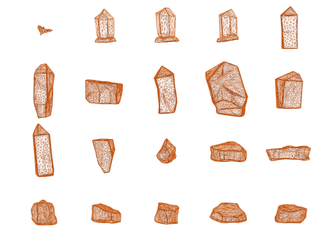 Magic Stones 500 Pack Vol 1 3D Model