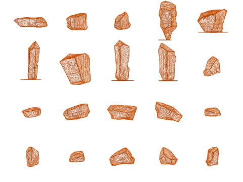 Magic Stones 500 Pack Vol 1 3D Model