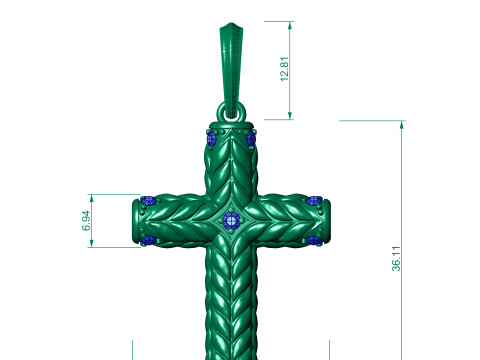 Cross pendants Modelo de impresión 3D