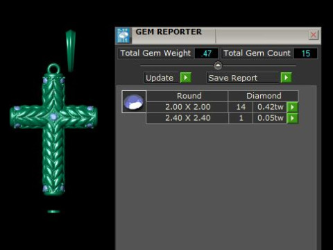 Cross pendants Modelo de impresión 3D