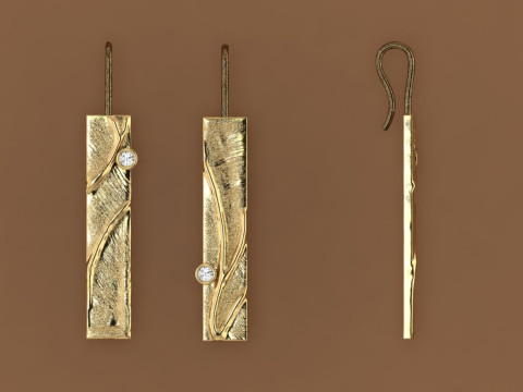 Earring Modello di stampa 3D