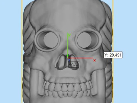 Skull ring 3D Print Model