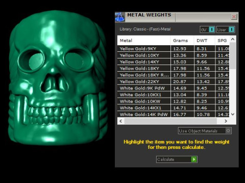 Skull ring Model Cetak 3D