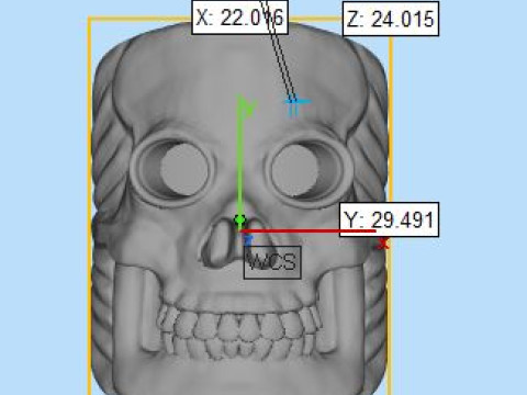 Skull ring Model Cetak 3D