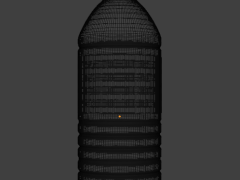 Plastic water bottle 3D Model