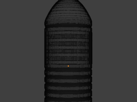 Plastic water bottle 3D Model