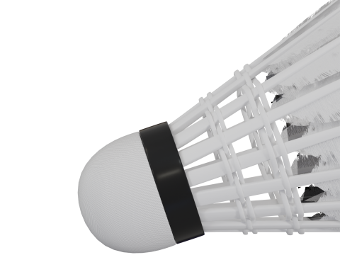 Badminton Shuttle 3D 模型