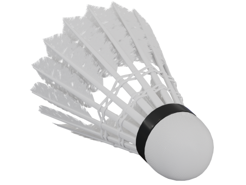 Badminton Shuttle 3D 模型
