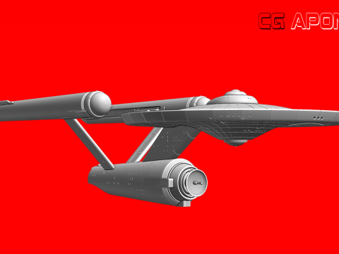 USS Enterprise NCC-1701 3Dプリントモデル