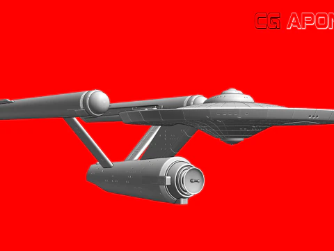 USS Enterprise NCC-1701 3D Print Model