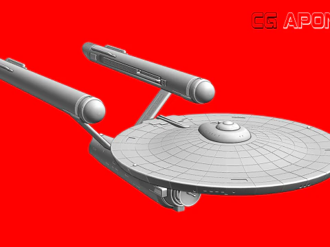 USS Enterprise NCC-1701 3D Print Model