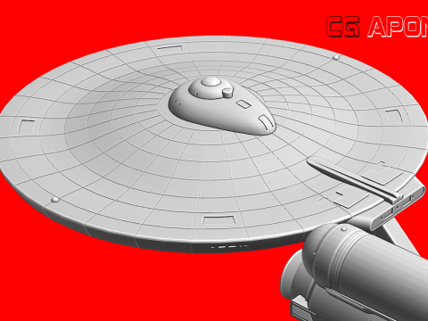 USS Enterprise NCC-1701 3Dプリントモデル