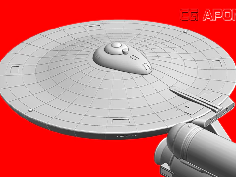 USS Enterprise NCC-1701 3D Print Model