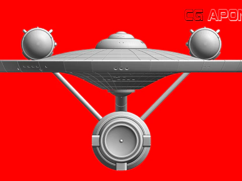 USS Enterprise NCC-1701 3D Print Model