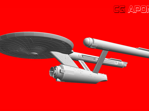 USS Enterprise NCC-1701 3Dプリントモデル