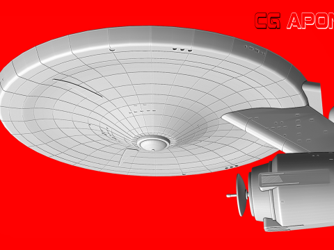 USS Enterprise NCC-1701 3Dプリントモデル