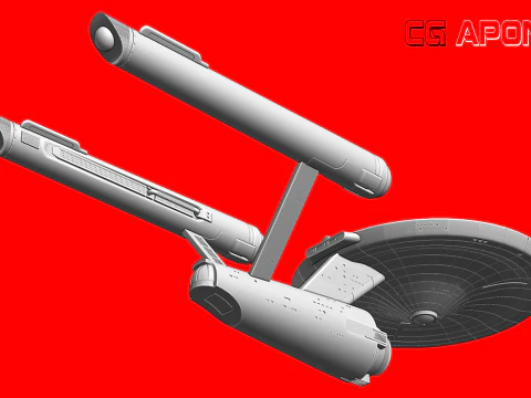 USS Enterprise NCC-1701 3D Print Model