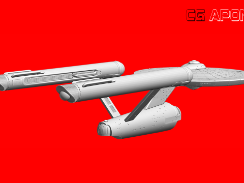 USS Enterprise NCC-1701 3Dプリントモデル