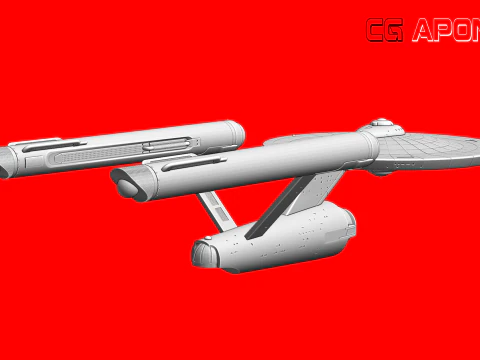 USS Enterprise NCC-1701 3D Print Model
