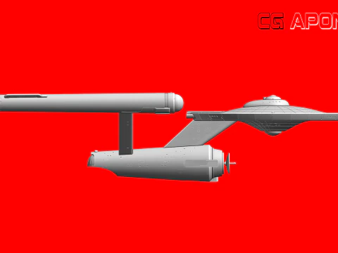 USS Enterprise NCC-1701 3D Print Model