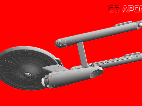 USS Enterprise NCC-1701 3D Print Model
