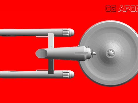 USS Enterprise NCC-1701 3Dプリントモデル