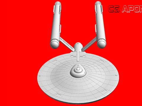 USS Enterprise NCC-1701 3Dプリントモデル