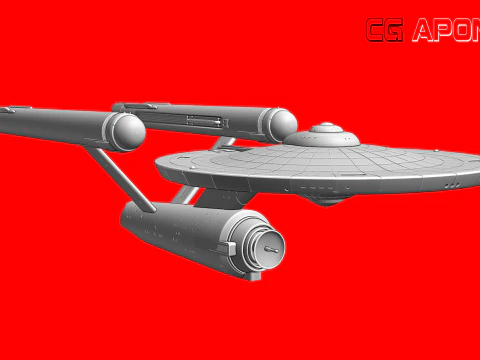 USS Enterprise NCC-1701 3D Print Model