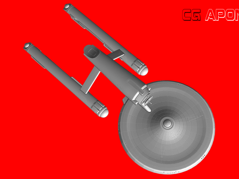 USS Enterprise NCC-1701 3Dプリントモデル