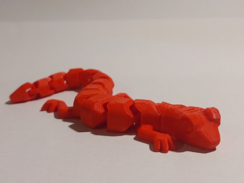 3D ARTICULATED LIZARD 3D 프린트 모델