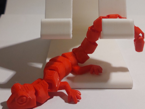 3D ARTICULATED LIZARD 3D 프린트 모델