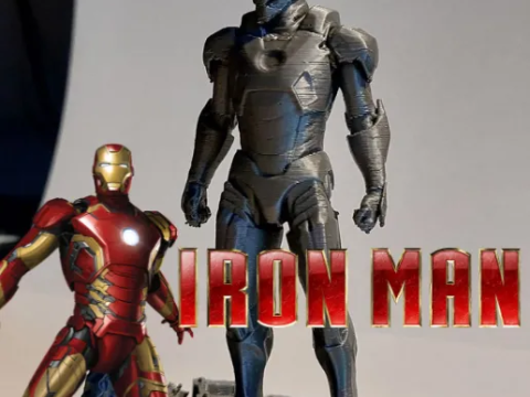 Iron-Man sculpture 3D 3D Принт Модель