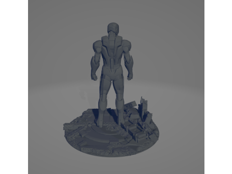 Iron-Man sculpture 3D 3D Принт Модель