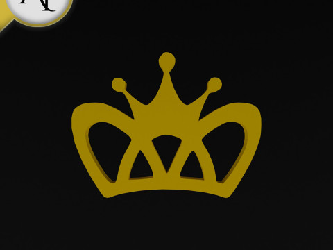 Crown - 2D Art 3D Model