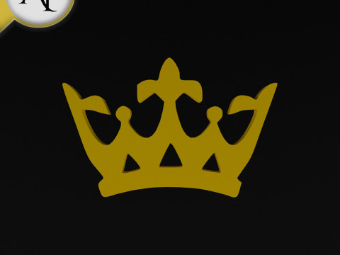 Crown - 2D Art 3D Model
