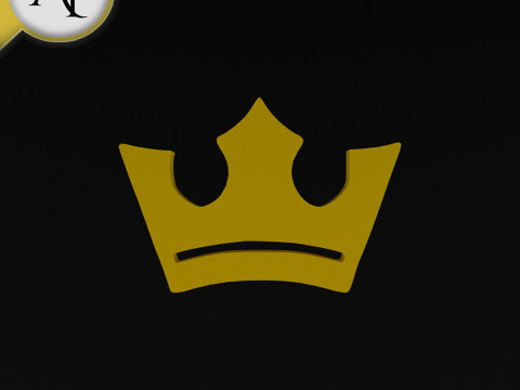 Crown - 2D Art 3D Model