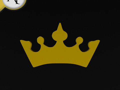 Crown - 2D Art 3D मॉडल