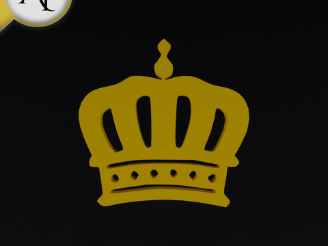 Crown - 2D Art 3D मॉडल