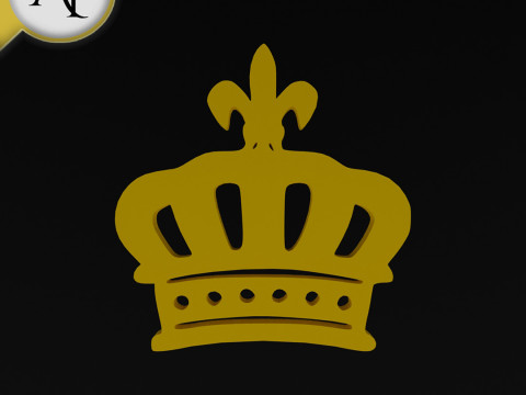 Crown - 2D Art 3D मॉडल
