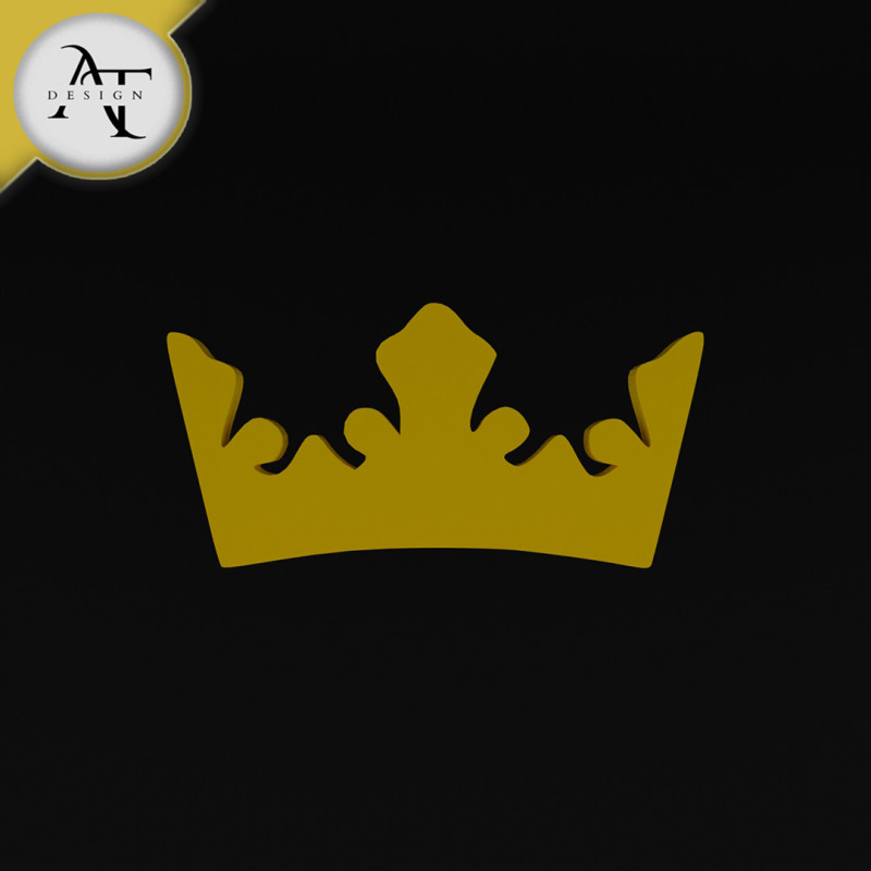 Crown - 2D Art Modelo 3D .c4d .max .obj .3ds .fbx .stl .blend