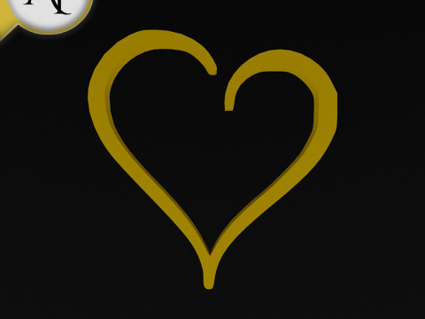 Heart - 2D Art 3D मॉडल