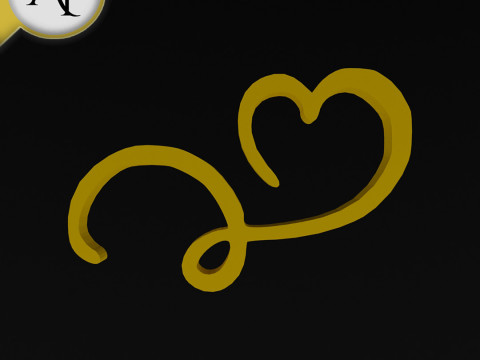 Heart - 2D Art 3D मॉडल