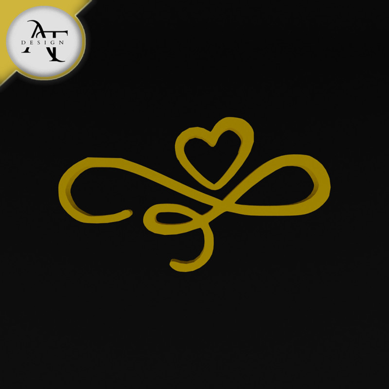 Heart - 2D Art Modello 3D .c4d .max .obj .3ds .fbx .stl .blend