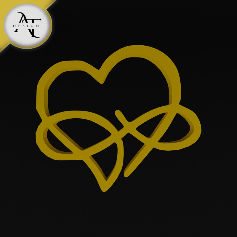 Heart - 2D Art Modelo 3D .c4d .max .obj .3ds .fbx .stl .blend