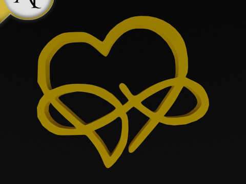 Heart - 2D Art 3D मॉडल